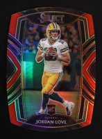 Jordan Love 2020 Select Prizm Red Die Cut #247 RC at PristineAuction.com