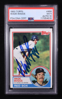 Wade Boggs Signed 1983 Topps #498 RC (PSA 5) at PristineAuction.com