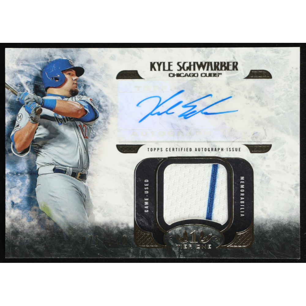 Kyle Schwarber 2016 Topps Tier One Autograph Relics #AT1RKS #75/149 RC at PristineAuction.com
