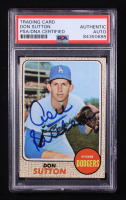 Don Sutton Signed 1968 Topps #103 (PSA Encapsulated) at PristineAuction.com