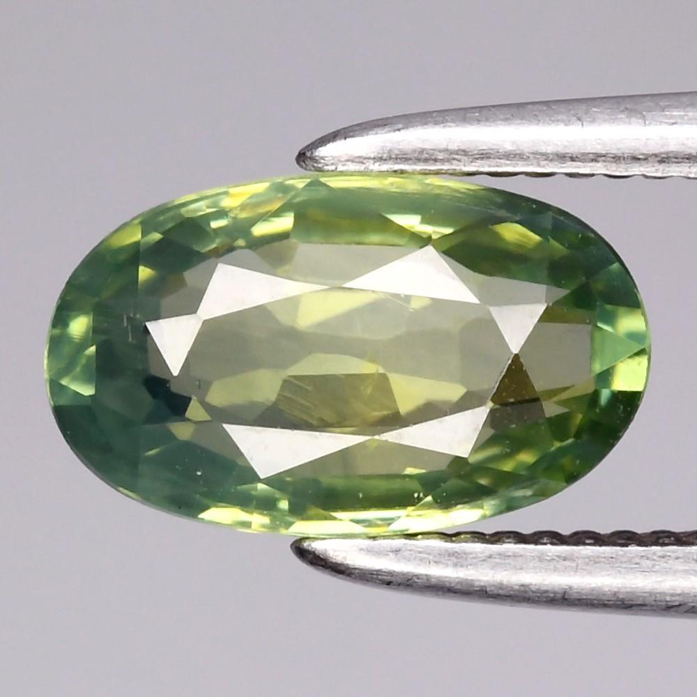 1.08 Carats Natural Green Sapphire Loose at PristineAuction.com 1.08 Carats Natural Green Sapphire Loose at PristineAuction.com
