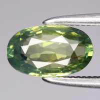 1.08 Carats Natural Green Sapphire Loose at PristineAuction.com