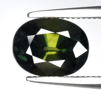 1.36 Carats Natural Green Sapphire Loose at PristineAuction.com