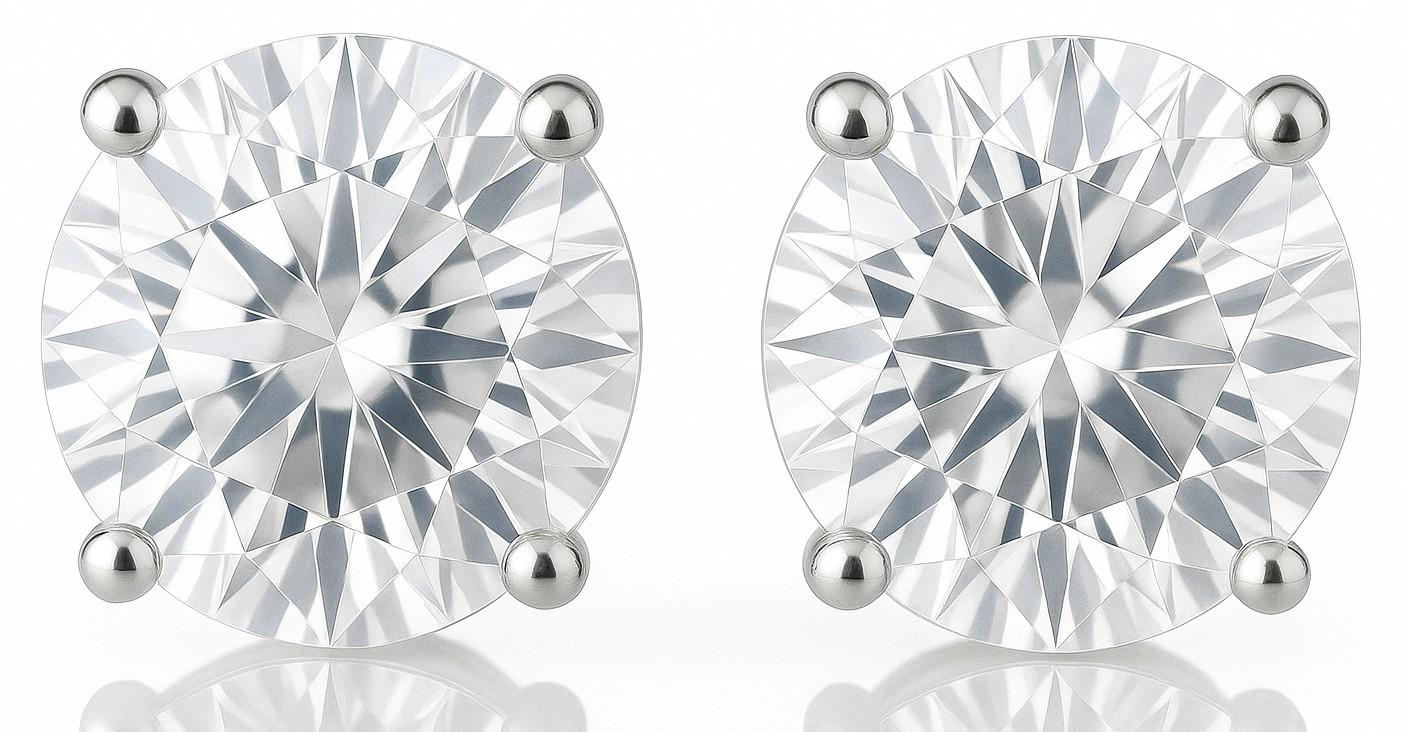 2.16 Carats Lab Grown Diamond Stud Earrings E, VVS2 | $3,600 Estimated Retail Value (UGL & IGI Certs) | Brand New at PristineAuction.com 2.16 Carats Lab Grown Diamond Stud Earrings E, VVS2 | $3,600 Estimated Retail Value (UGL & IGI Certs) | Brand New at PristineAuction.com