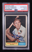 Brooks Robinson Signed 1961 Topps #10 (PSA Encapsulated) at PristineAuction.com