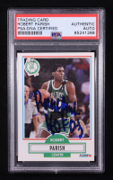 Robert Parish Signed 1990-91 Fleer #13 Inscribed "HOF 03" (PSA Encapsulated) at PristineAuction.com