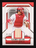 Johnny Bench 2025 Panini National Treasures Game Gear Swatches #8 #47/99 at PristineAuction.com