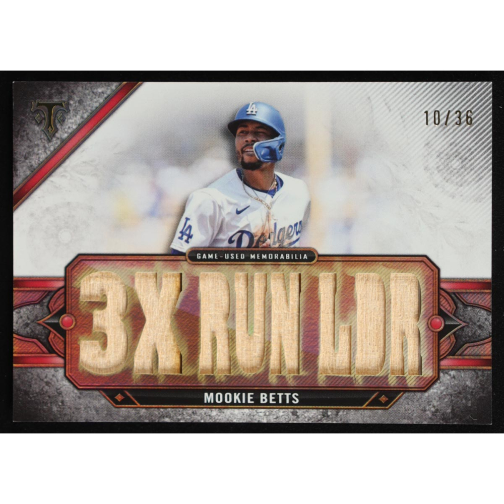 Mookie Betts 2024 Topps Triple Threads Relics #TTRMB5 #10/36 at PristineAuction.com