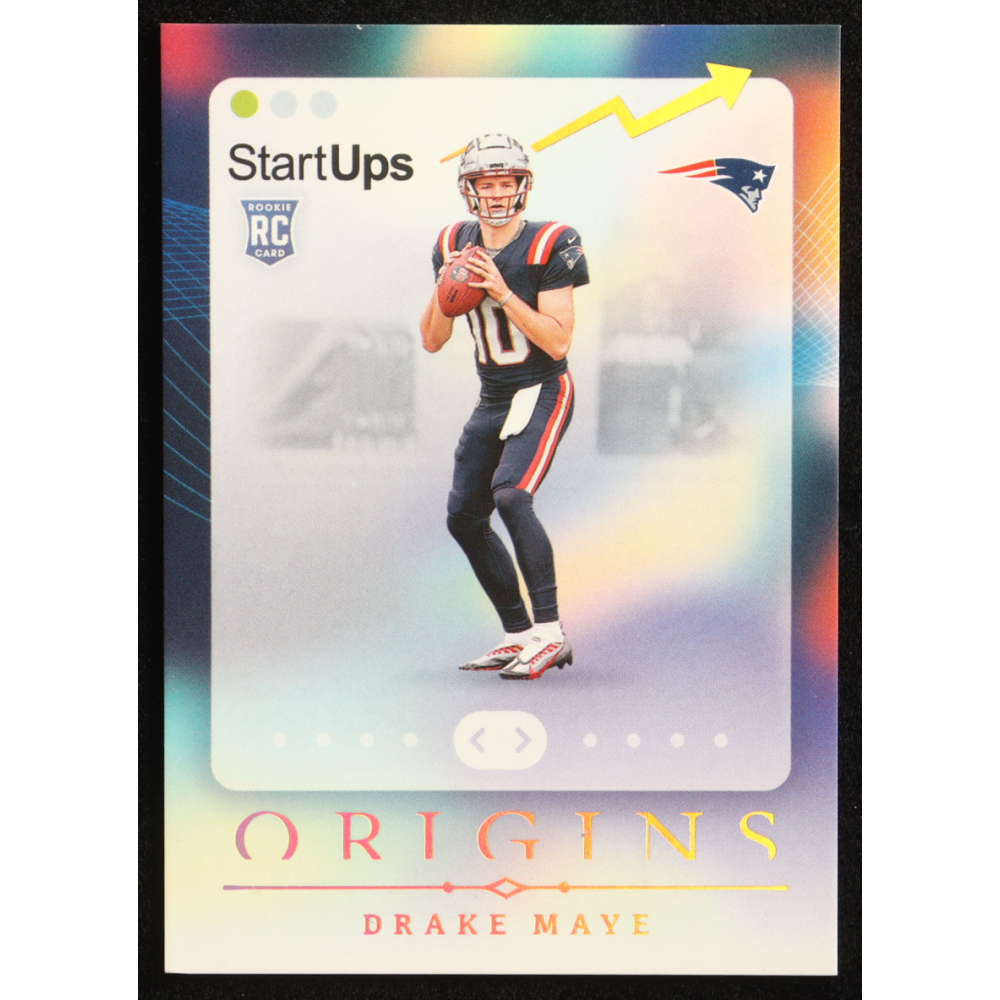 Drake Maye 2024 Panini Origins Start Ups #8 RC at PristineAuction.com