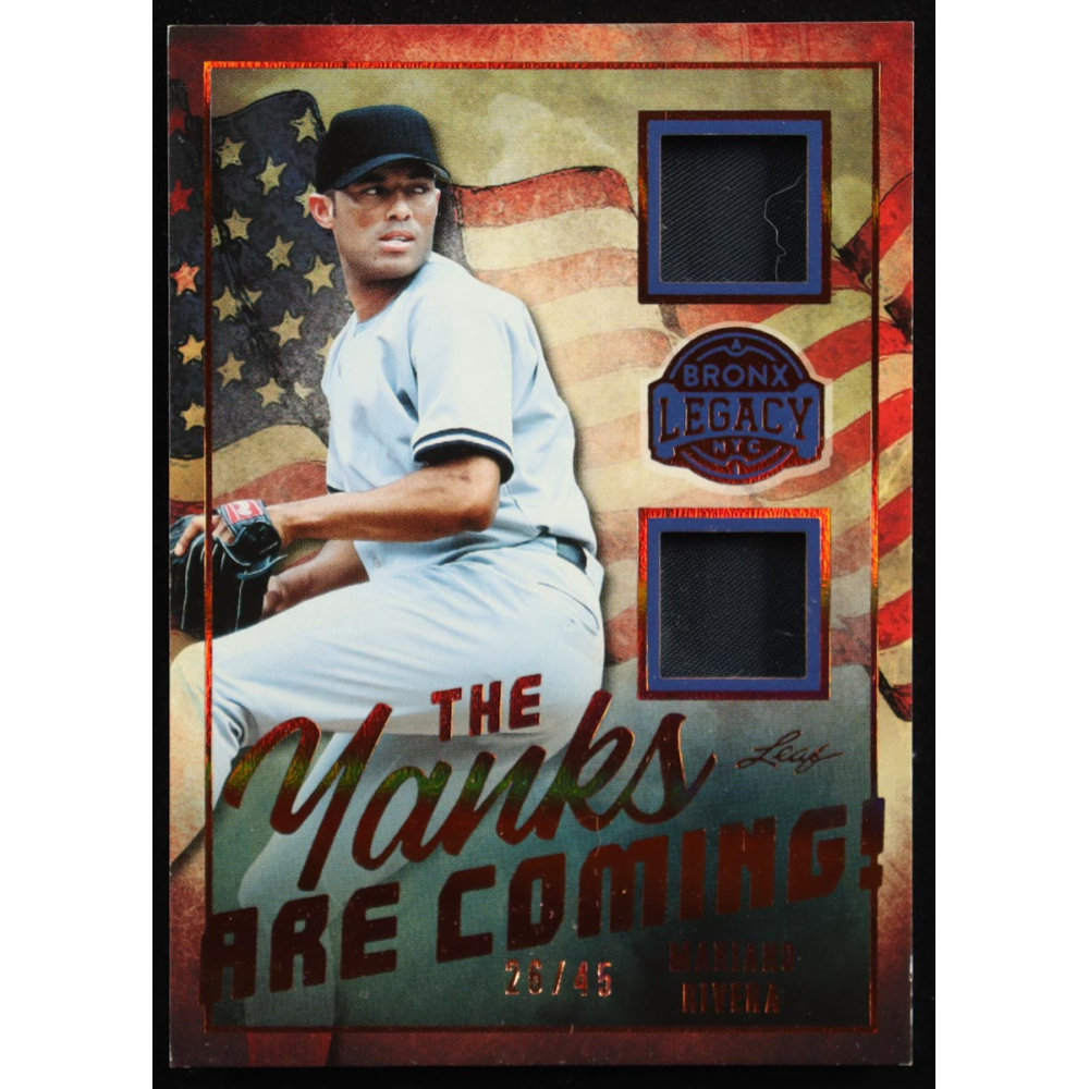 Mariano Rivera 2024 Leaf A Bronx Legacy The Yanks are Coming Spectrum Bronze #TYC8 #26/45 at PristineAuction.com