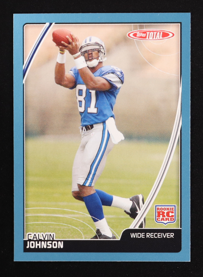 Calvin Johnson 2007 Topps Total #475 RC at PristineAuction.com Calvin Johnson 2007 Topps Total #475 RC at PristineAuction.com