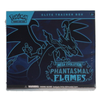 Pokemon Mega Evolution: Phantasmal Flames Elite Trainer Box (Mega Charizard X) at PristineAuction.com