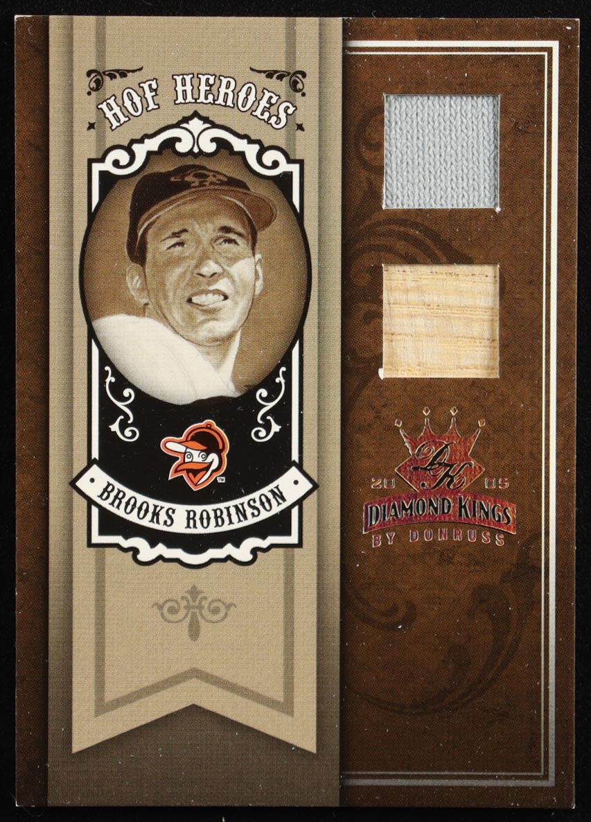 Brooks Robinson 2005 Diamond Kings HOF Heroes Gold #HH50 #15/25 at PristineAuction.com Brooks Robinson 2005 Diamond Kings HOF Heroes Gold #HH50 #15/25 at PristineAuction.com