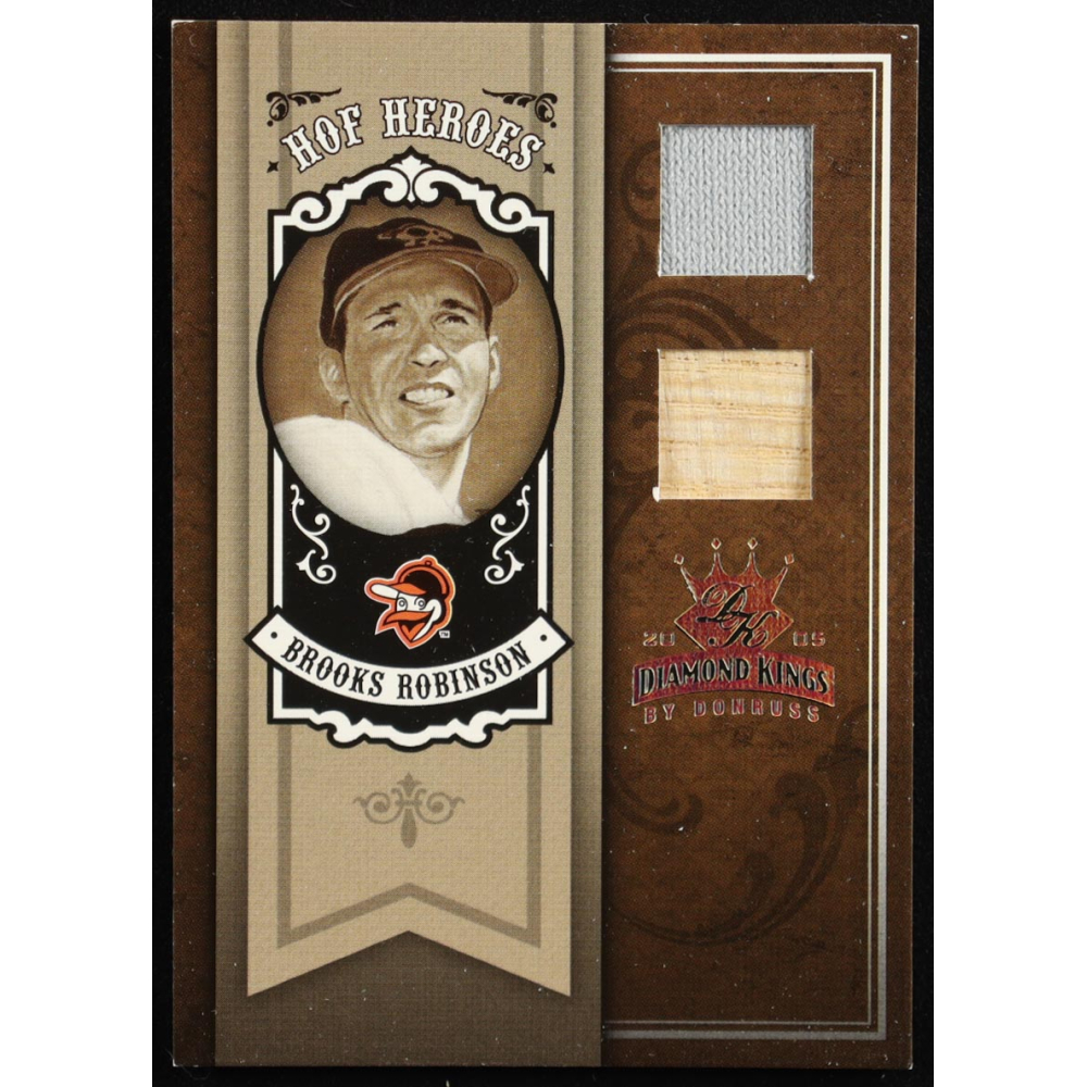 Brooks Robinson 2005 Diamond Kings HOF Heroes Gold #HH50 #15/25 at PristineAuction.com