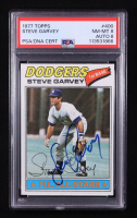 Steve Garvey Signed 1977 Topps #400 (PSA 8) at PristineAuction.com