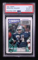 Herschel Walker Signed 1987 Topps #264 RC (PSA 6) at PristineAuction.com