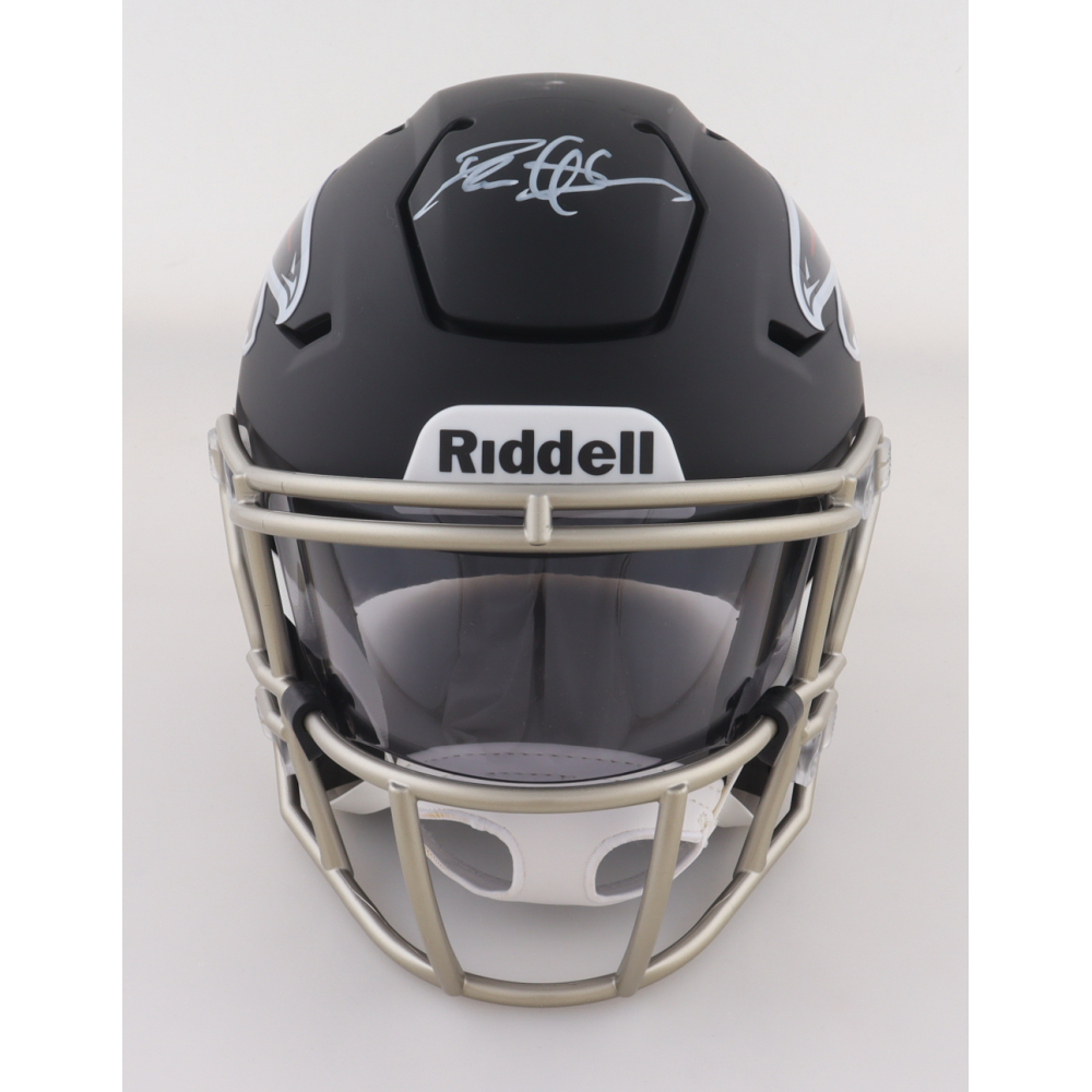 Deion Sanders Signed Falcons Mid-Size SpeedFlex Helmet With Visor (Beckett) at PristineAuction.com
