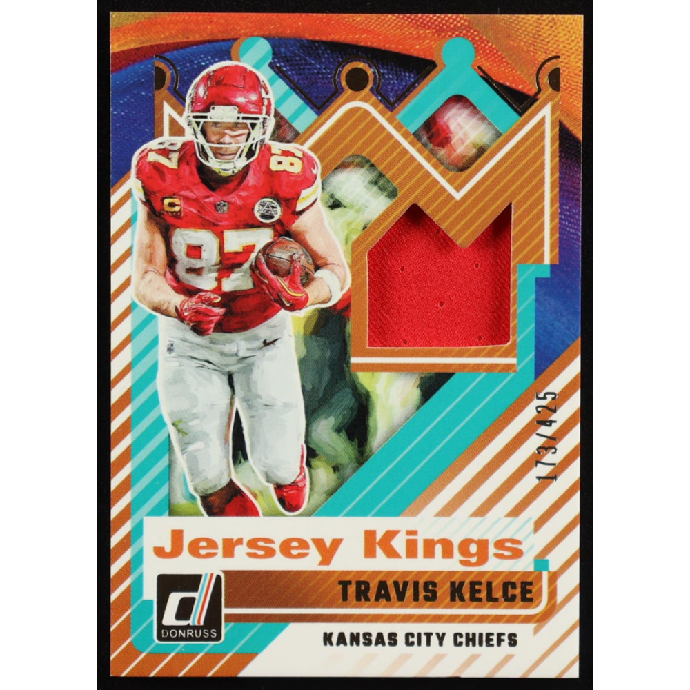 Travis Kelce 2025 Donruss Jersey Kings #3 #173/425 at PristineAuction.com