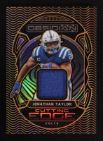 Jonathan Taylor 2022 Panini Obsidian Cutting Edge Jerseys Electric Etch Orange #7 #54/75 at PristineAuction.com