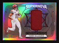 Terry McLaurin 2024 Panini Obsidian Supernova Swatches Silver #19 #94/99 at PristineAuction.com