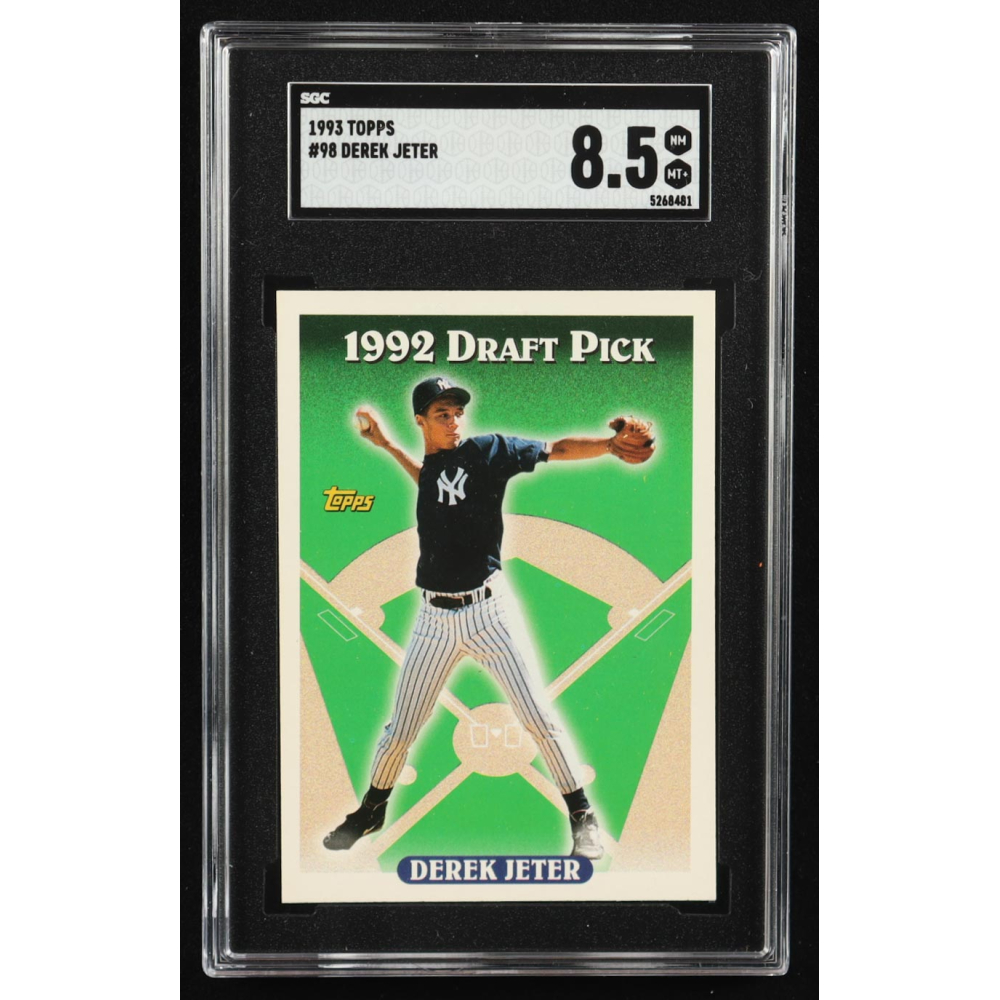 Derek Jeter 1993 Topps #98 RC (SGC 8.5) at PristineAuction.com
