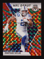 Jonathan Taylor 2020 Panini Mosaic Mosaic Reactive Green DEB #276 RC at PristineAuction.com
