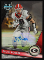 Brock Bowers 2023 Bowman Chrome University Autographs #50 RC at PristineAuction.com