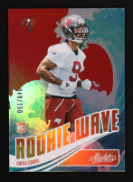 Emeka Egbuka 2025 Absolute Rookie Wave Spectrum Red #5 #048/150 RC at PristineAuction.com