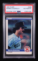 Dennis Eckersley Signed 1984 Fleer #396 (PSA Encapsulated) at PristineAuction.com