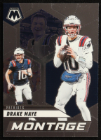 Drake Maye 2025 Panini Mosaic Montage #1 at PristineAuction.com