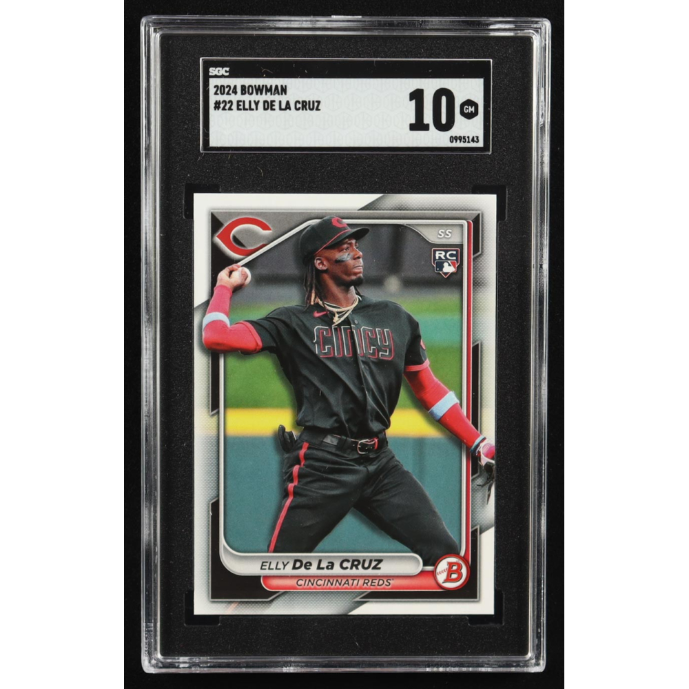 Elly De La Cruz 2024 Bowman #22 RC (SGC 10) at PristineAuction.com