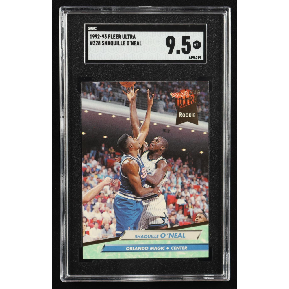 Shaquille O'Neal 1992-93 Fleer Ultra #328 RC (SGC 9.5) at PristineAuction.com