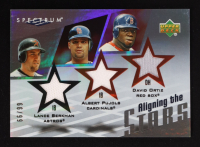 Lance Berkman / Albert Pujols / David Ortiz 2007 Upper Deck Spectrum Aligning the Stars #BPO #66/99 at PristineAuction.com