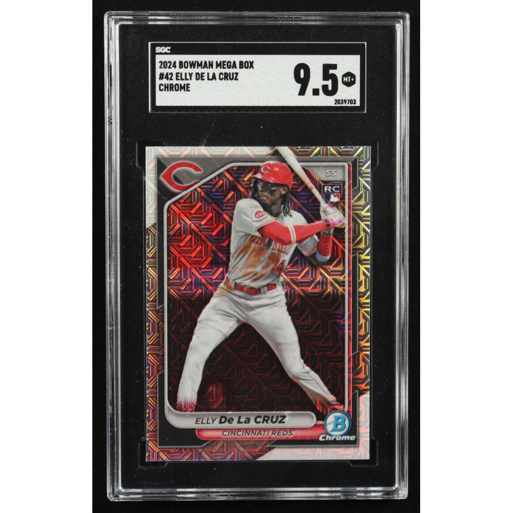 Elly De La Cruz 2024 Mega Box Chrome #42 RC (SGC 9.5) at PristineAuction.com