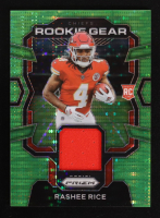 Rashee Rice 2023 Panini Prizm Rookie Gear Prizms Neon Green Pulsar #15 RC at PristineAuction.com