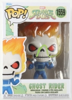 Nicolas Cage Signed "Marvel Strange Tales" #1559 Ghost Rider Bobble-Head Funko Pop! Vinyl Figure (ACOA) at PristineAuction.com