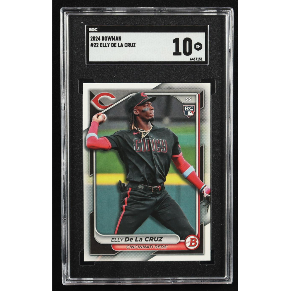 Elly De La Cruz 2024 Bowman #22 RC (SGC 10) at PristineAuction.com