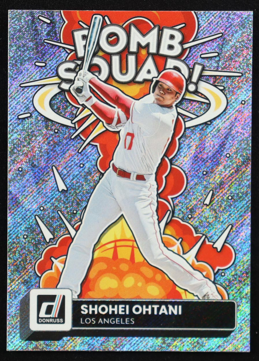 Shohei Ohtani 2022 Donruss Optic Bomb Squad Rapture #3 at PristineAuction.com Shohei Ohtani 2022 Donruss Optic Bomb Squad Rapture #3 at PristineAuction.com