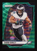 Saquon Barkley 2024 Panini Prizm Prizms Green Wave #232 at PristineAuction.com