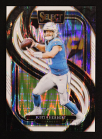 Justin Herbert 2024 Select Prizm White Shock #131 #119/199 at PristineAuction.com