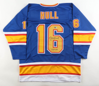 Brett Hull Signed Jersey Inscribed "HOF 09" (Beckett) at PristineAuction.com