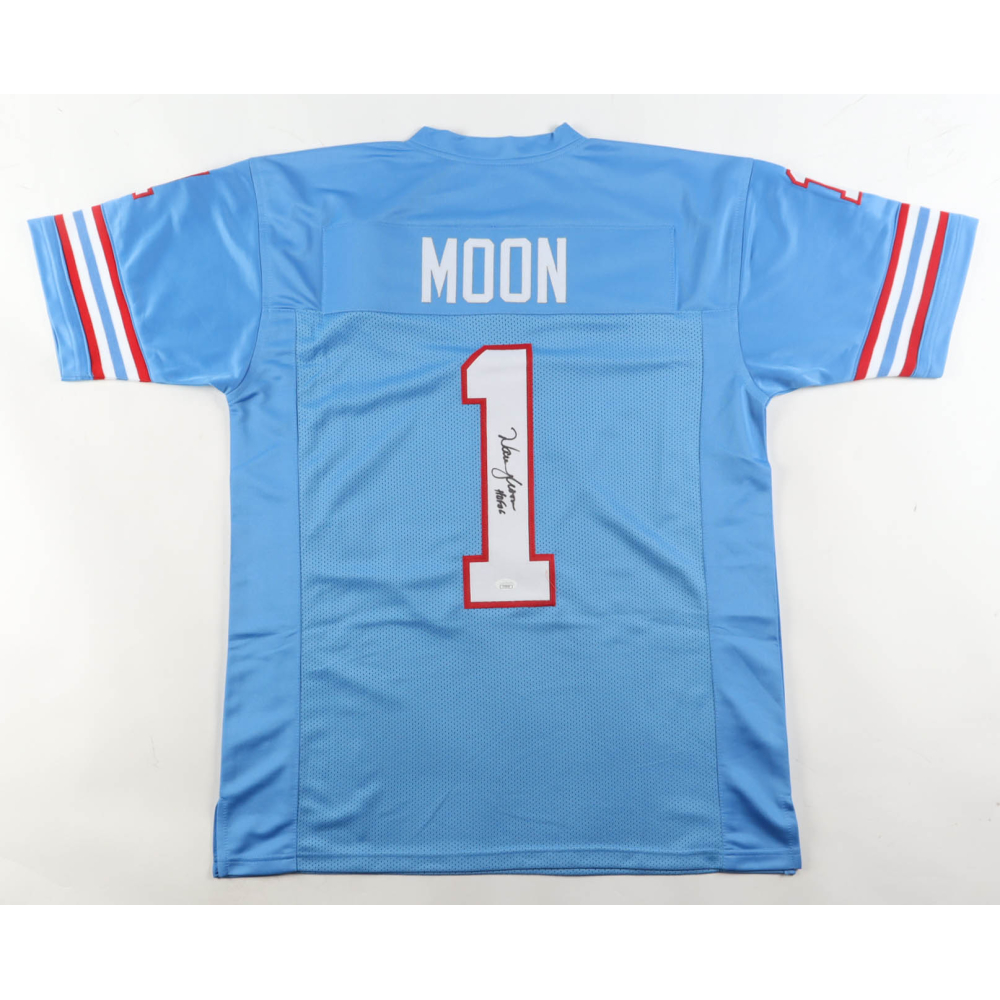 Warren Moon Signed Jersey Inscribed "HOF 06" (JSA) at PristineAuction.com