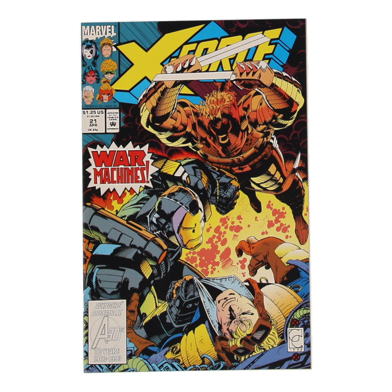 1993 "X-Force" Issue #21 Marvel Comic Book at PristineAuction.com 1993 "X-Force" Issue #21 Marvel Comic Book at PristineAuction.com