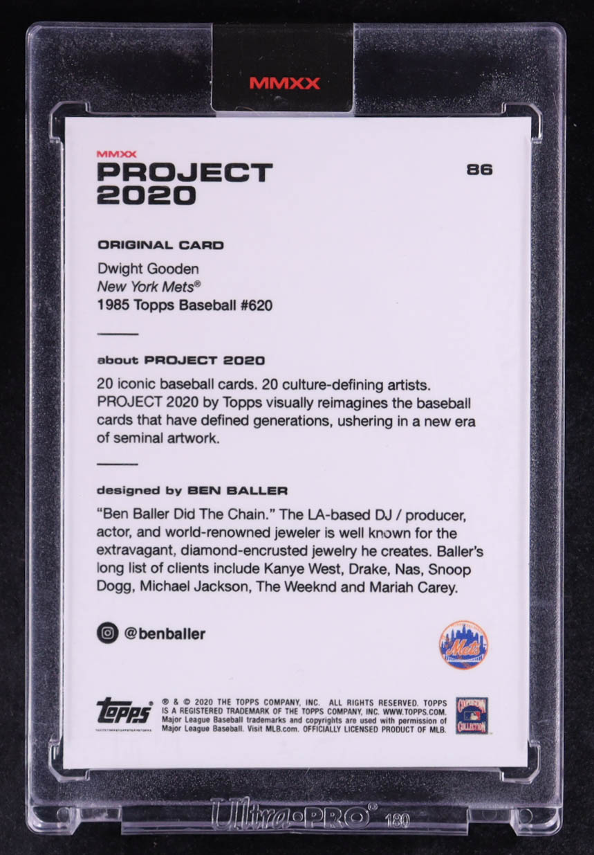Dwight Gooden 2020 Topps Project 2020 #86 Ben Baller at PristineAuction.com Dwight Gooden 2020 Topps Project 2020 #86 Ben Baller at PristineAuction.com