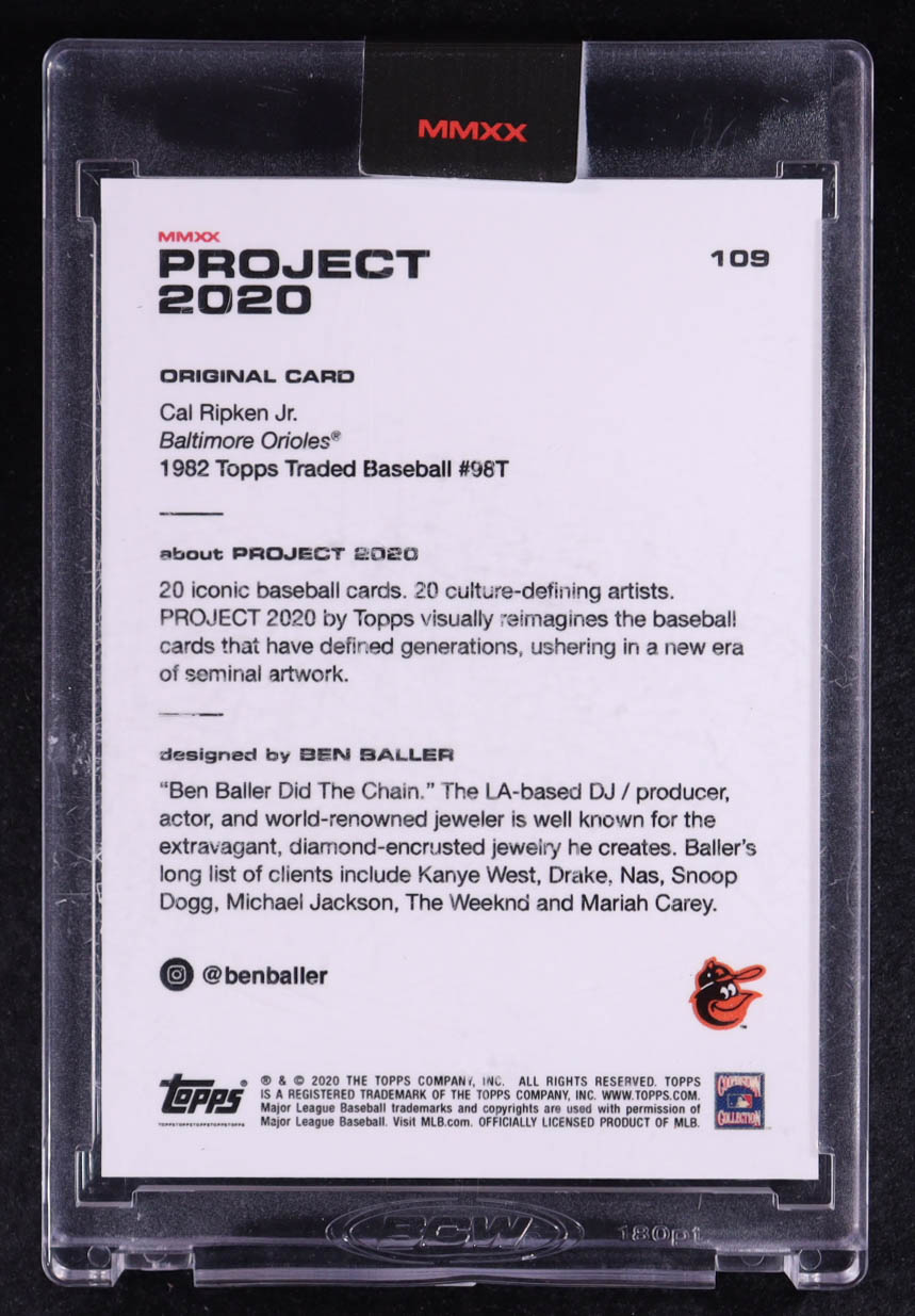 Cal Ripken Jr. 2020 Topps Project 2020 #109 Ben Baller at PristineAuction.com Cal Ripken Jr. 2020 Topps Project 2020 #109 Ben Baller at PristineAuction.com