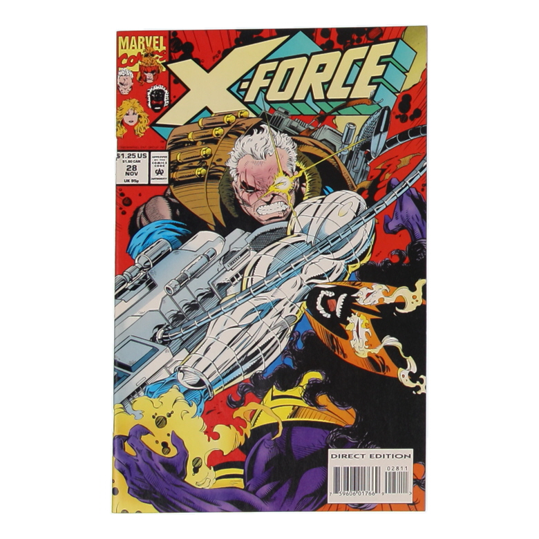 1993 "X-Force" Issue #28 Marvel Comic Book at PristineAuction.com 1993 "X-Force" Issue #28 Marvel Comic Book at PristineAuction.com