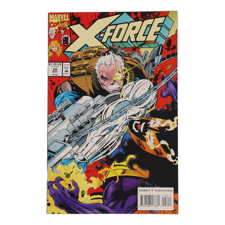 1993 "X-Force" Issue #28 Marvel Comic Book at PristineAuction.com 1993 "X-Force" Issue #28 Marvel Comic Book at PristineAuction.com