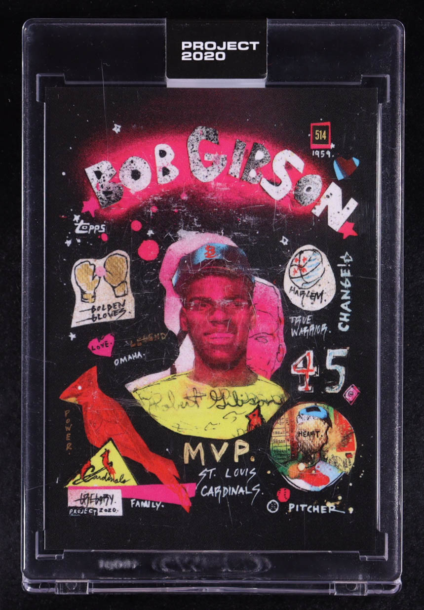 Bob Gibson 2020 Topps Project 2020 #108 Gregory Siff at PristineAuction.com Bob Gibson 2020 Topps Project 2020 #108 Gregory Siff at PristineAuction.com