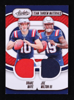Drake Maye / Joe Milton III 2024 Absolute Team Tandem Materials #36 #108/199 RC at PristineAuction.com