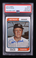 Ralph Houk Signed 1974 Topps #578 (PSA 4) at PristineAuction.com